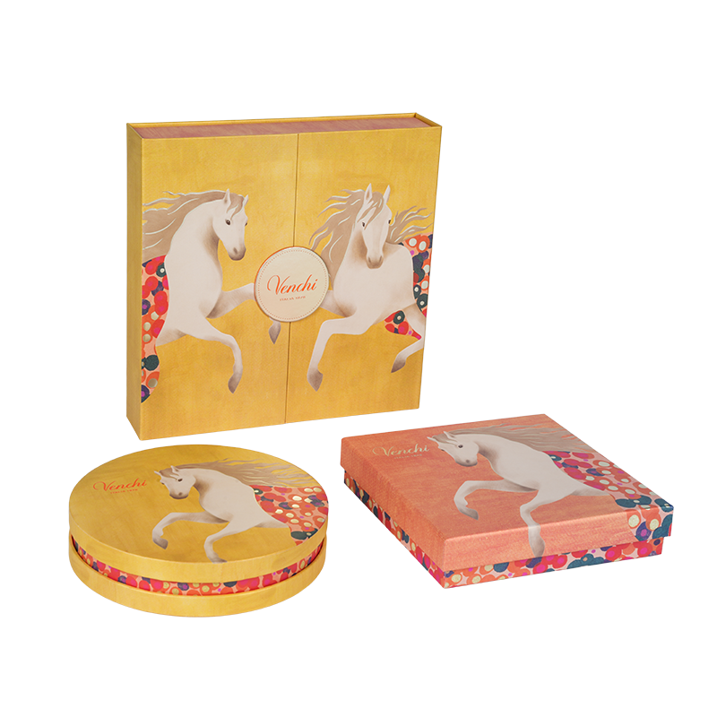 Cutie rigidă de ambalare pentru ciocolată cu două uși