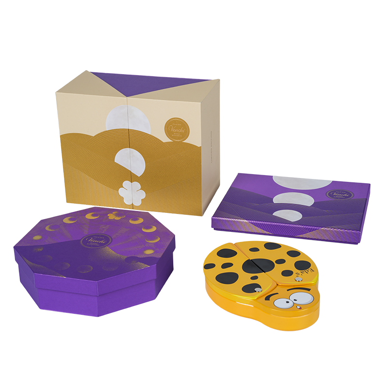 Cutie rigidă de ambalare pentru ciocolată cu două uși