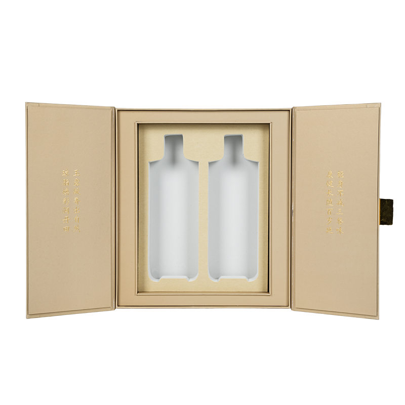 Cutie cadou rigidă cu ulei comestibil cu două uși