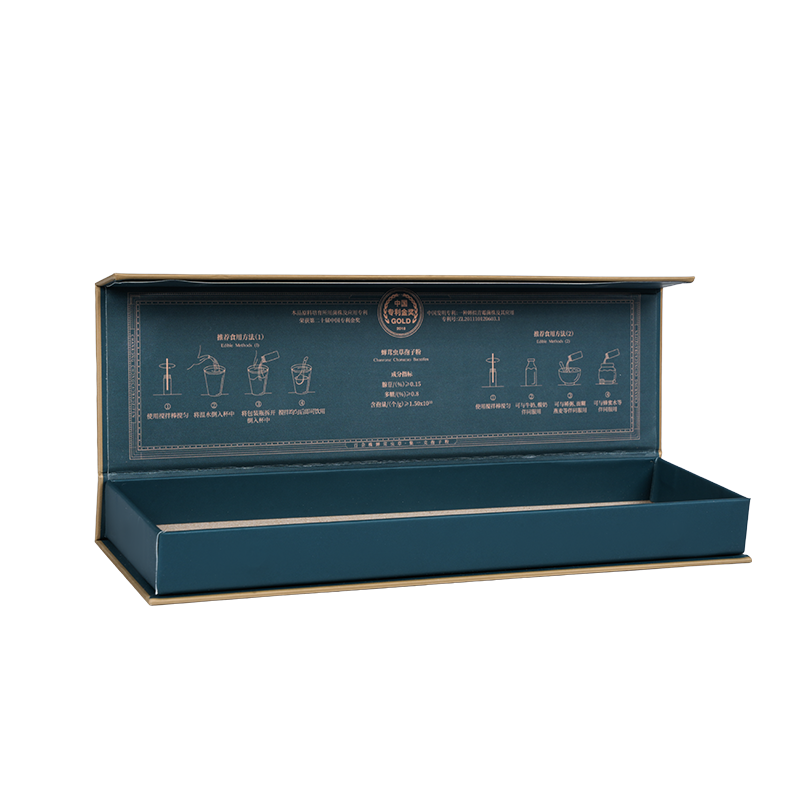 Cutie cadou cu capac de ridicare rigid cu cuib de pasăre