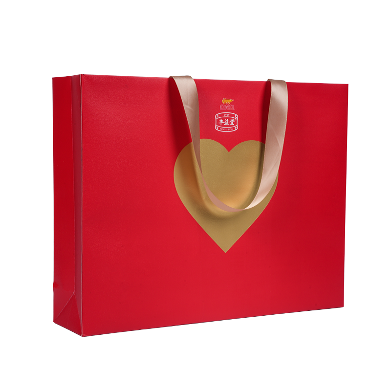 Geantă de transport din hârtie kraft impermeabilă și ștanțată la cald pentru ulei comestibil