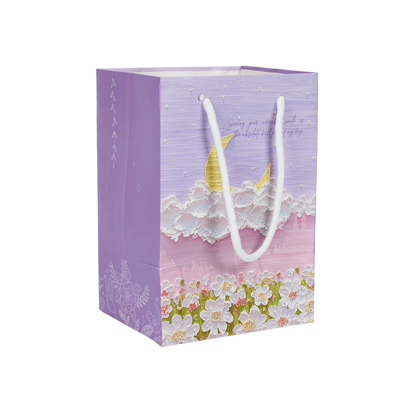 Genți tote verticale din hârtie kraft cu tematică de vacanță