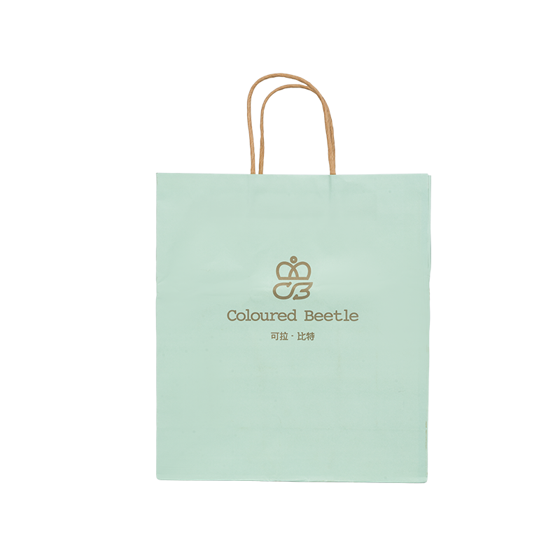 Ambalare pentru îmbrăcăminte, orizontală, de mână, geantă de carton albă îngroșată