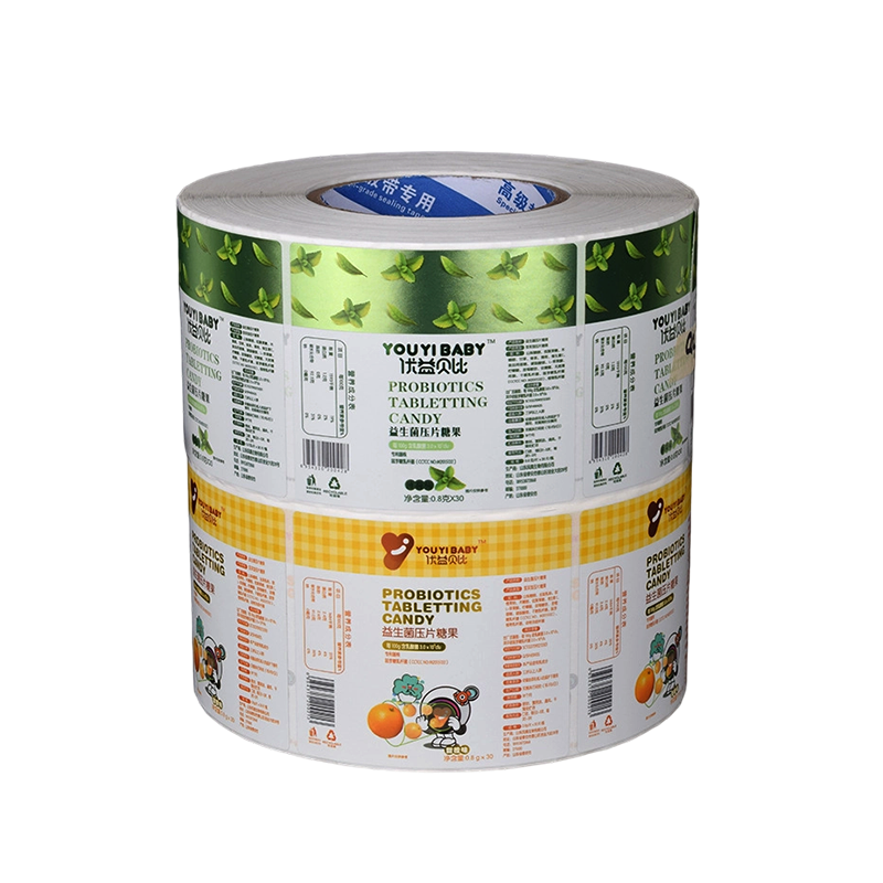 Etichetă adezivă din hârtie cretată